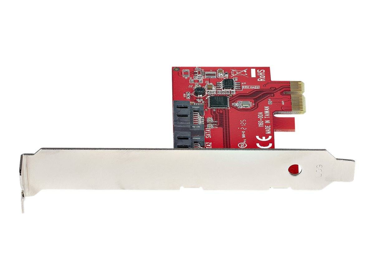 StarTech.com PCIe SATA Controller Karte - 2 Port SATA 3 Erweiterungskarte/Kontroller - 6Gbit/s - Voll/Halb Profil Blende