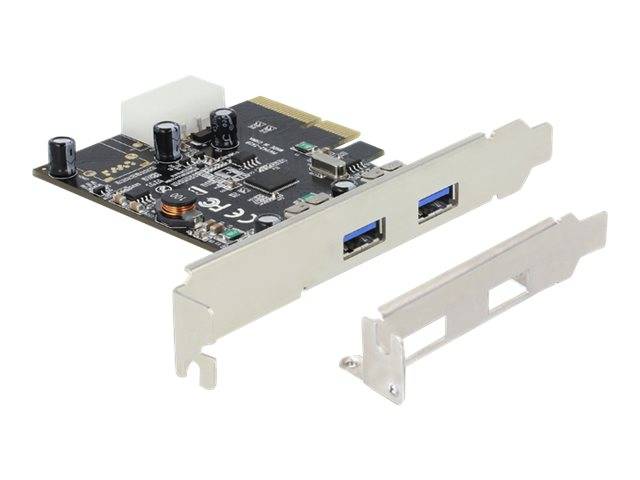 DeLock PCI Express x4 Card > 2 x external SuperSpeed USB 10 Gbps (USB 3.1, Gen 2)