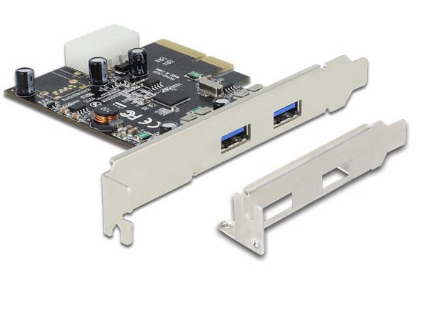 DeLock PCI Express x4 Card > 2 x external SuperSpeed USB 10 Gbps (USB 3.1, Gen 2)