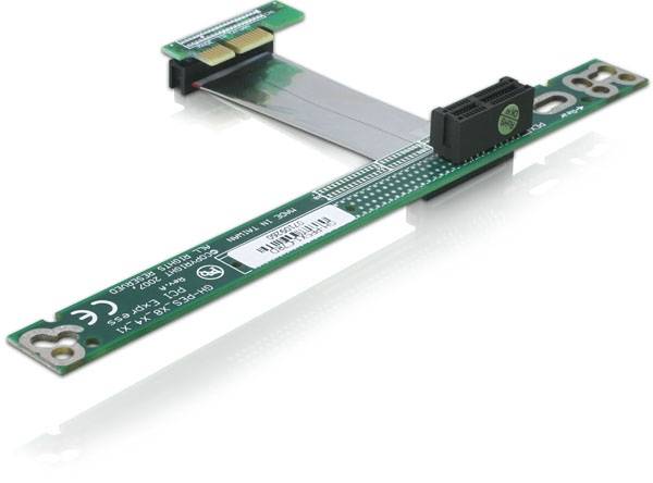 Delock Riser Card PCI Express x1 with Flexible Cable