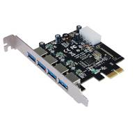 Longshine LCS-6380-4 - USB-Adapter - PCIe 2.0
