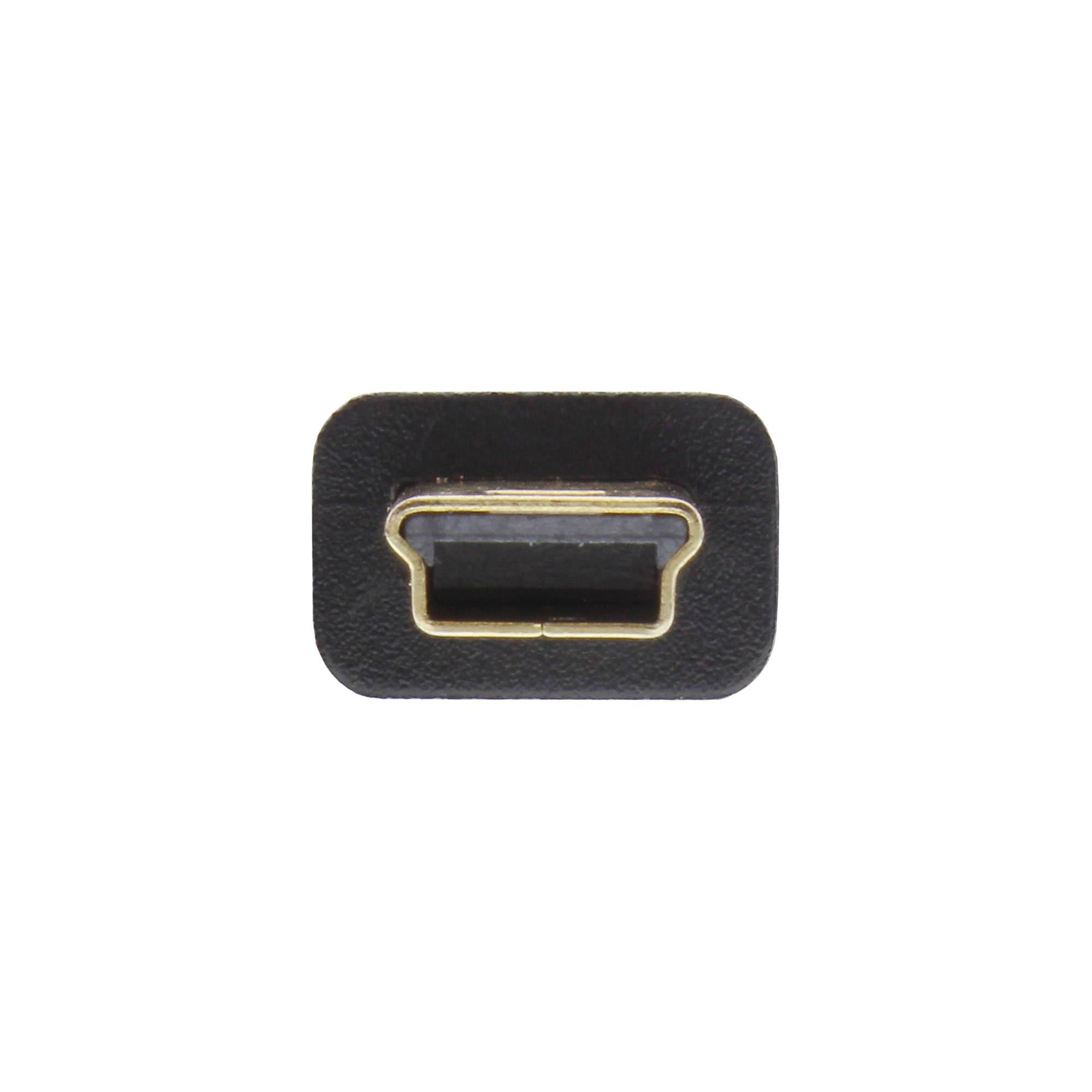 INLINE - USB 2.0 Mini-Kabel - USB A ST/Mini ST 5pol - schwarz - vergold. Kont. - 3m