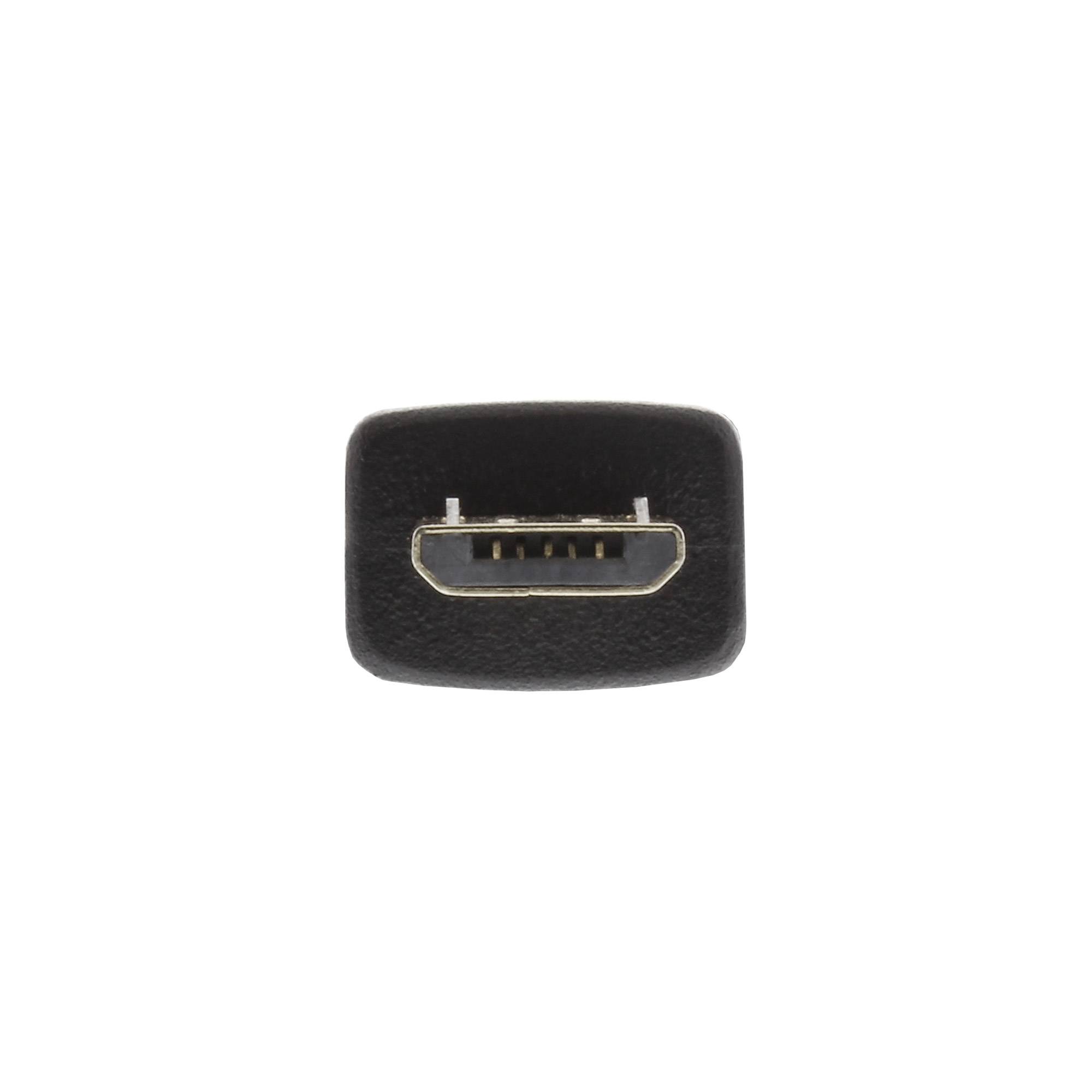 INLINE - Micro-USB 2.0 Kabel - Schnellladekab. - USB-A ST/Micro-B ST - schwarz - 1m