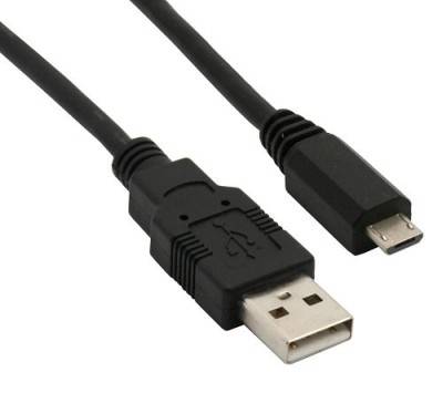 INLINE - Micro-USB 2.0 Kabel - USB-A Stecker an Micro-B Stecker - schwarz - 1,5m