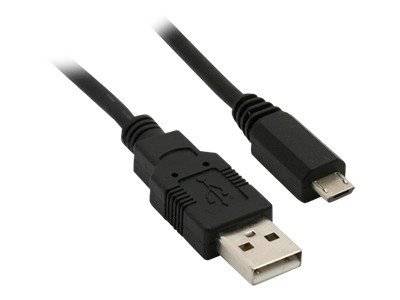 INLINE - Micro-USB 2.0 Kabel - USB-A Stecker an Micro-B Stecker - schwarz - 1,5m