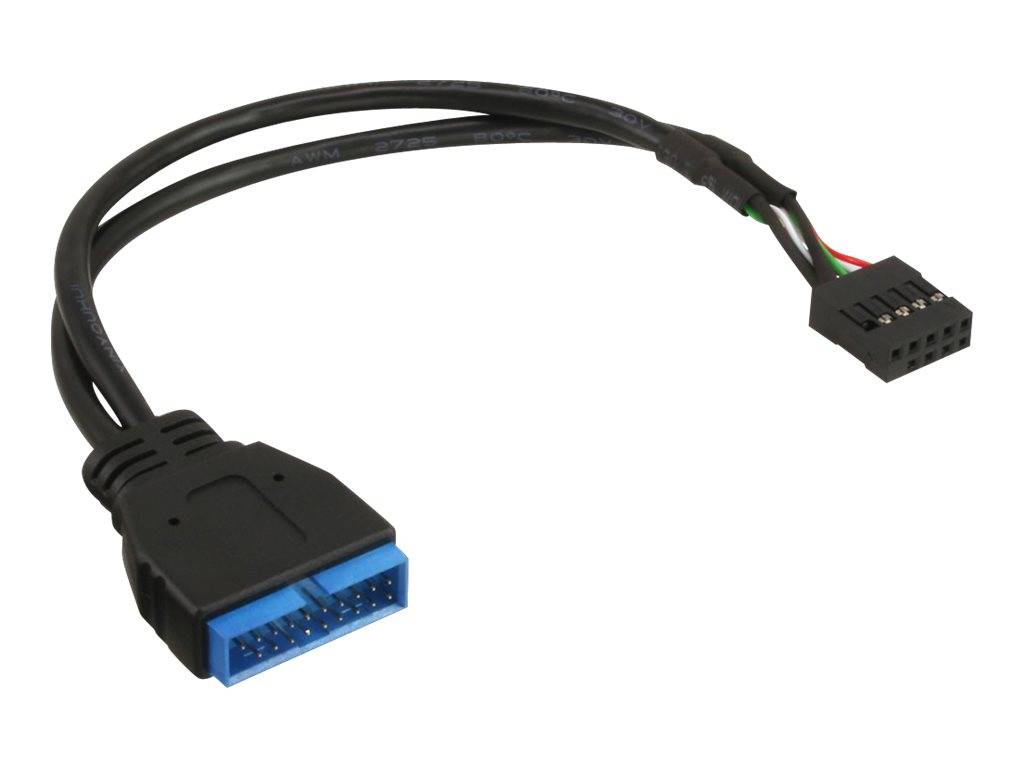 INLINE - USB 2.0 zu 3.0 Adapterk. int. - USB 2.0 Mainb./USB 3.0 int. - 0,30m