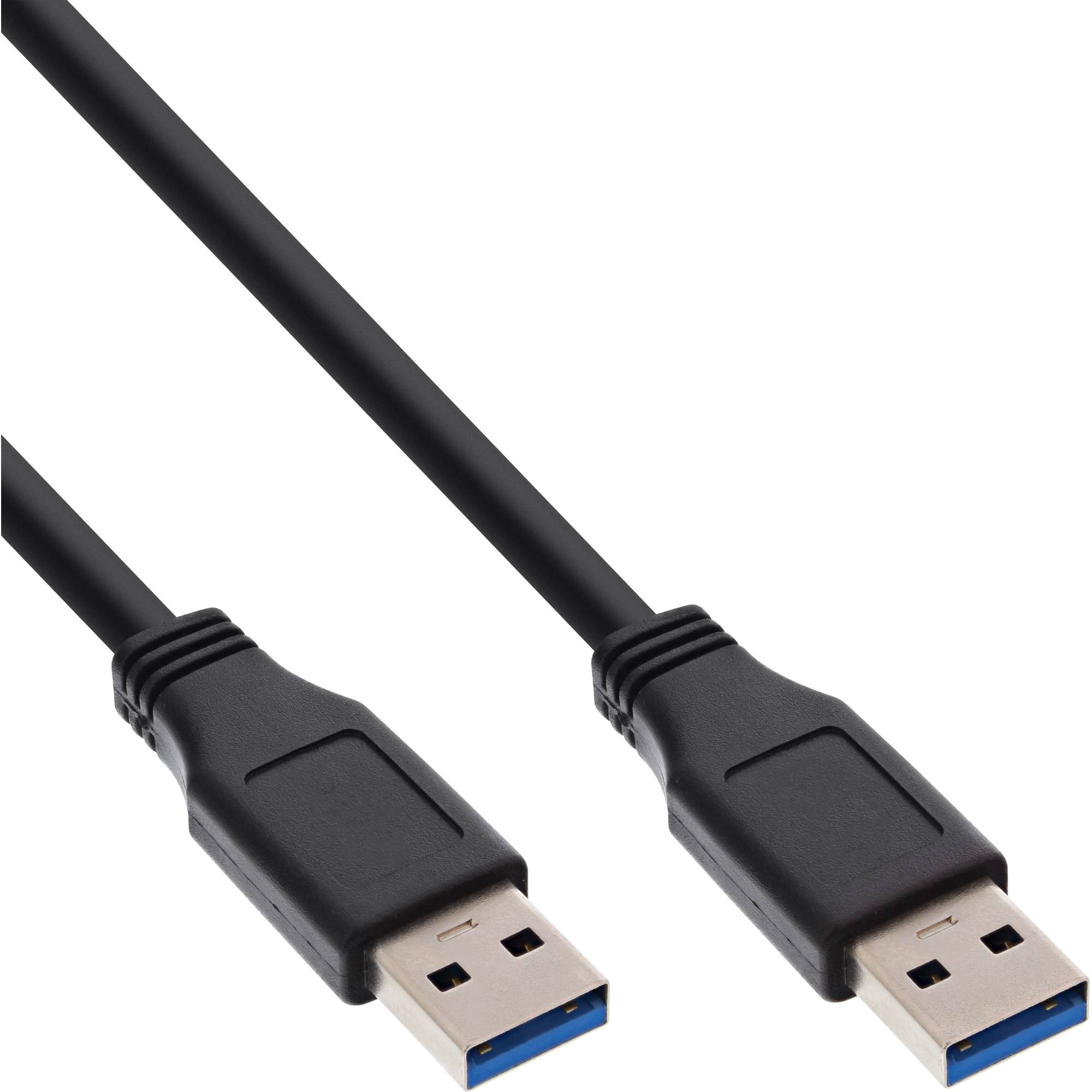 INLINE - USB 3.2 Gen.1 Kabel - A an A - schwarz - 5m