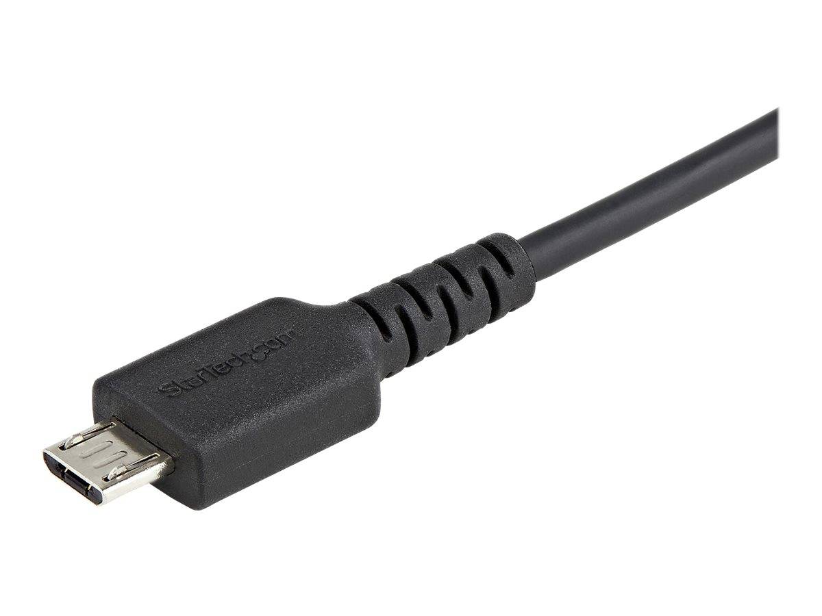 StarTech.com 3ft (1m) Secure Charging Cable, USB-A to Micro USB Data Blocker Charge-Only Cable, Power-Only Charger Cable