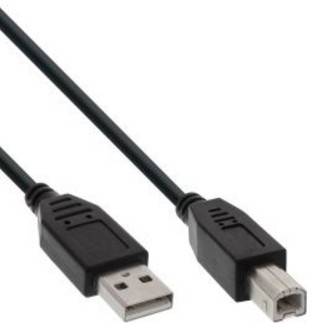 INLINE - USB 2.0 Kabel - A an B - schwarz - 7m