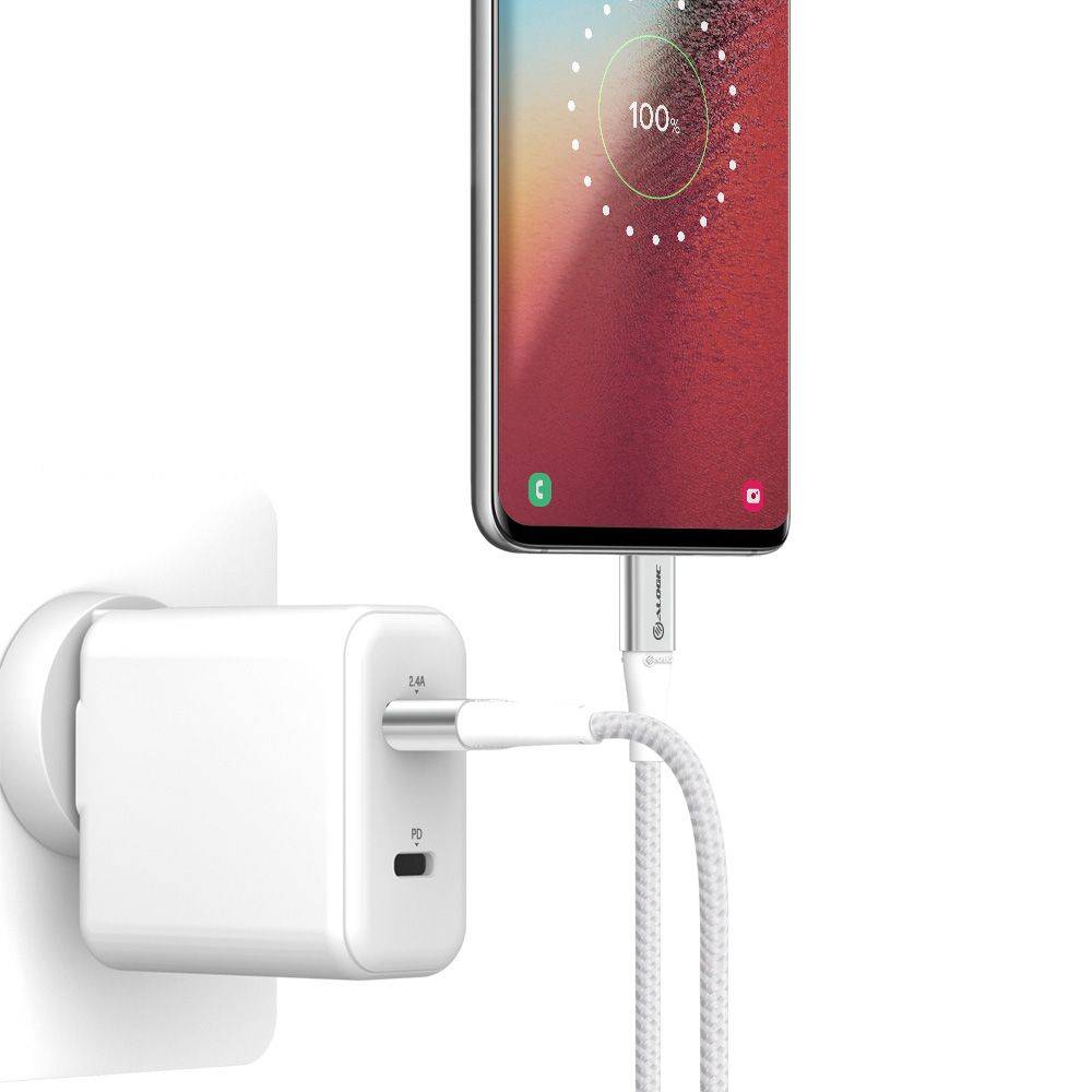 ALOGIC ULCA2030-SLV, 0,3 m, USB A, USB C, USB 2.0, 480 Mbit/s, Silber