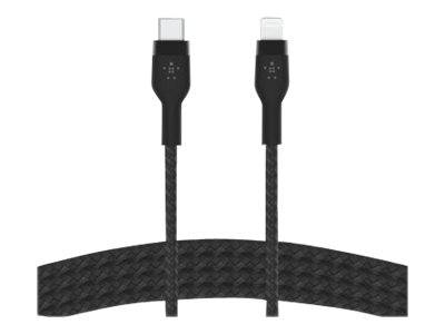 Belkin BOOST CHARGE - Lightning-Kabel - USB-C männlich bis Lightning männlich - 2 m - Schwarz - für Apple iPad/iPhone/iPod (Lightning)