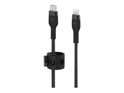 Belkin BOOST CHARGE - Lightning-Kabel - USB-C männlich bis Lightning männlich - 2 m - Schwarz - für Apple iPad/iPhone/iPod (Lightning)