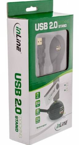 InLine USB2.0 Cable With base - USB-Cradle - USB (M)