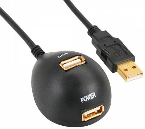 InLine USB2.0 Cable With base - USB-Cradle - USB (M)