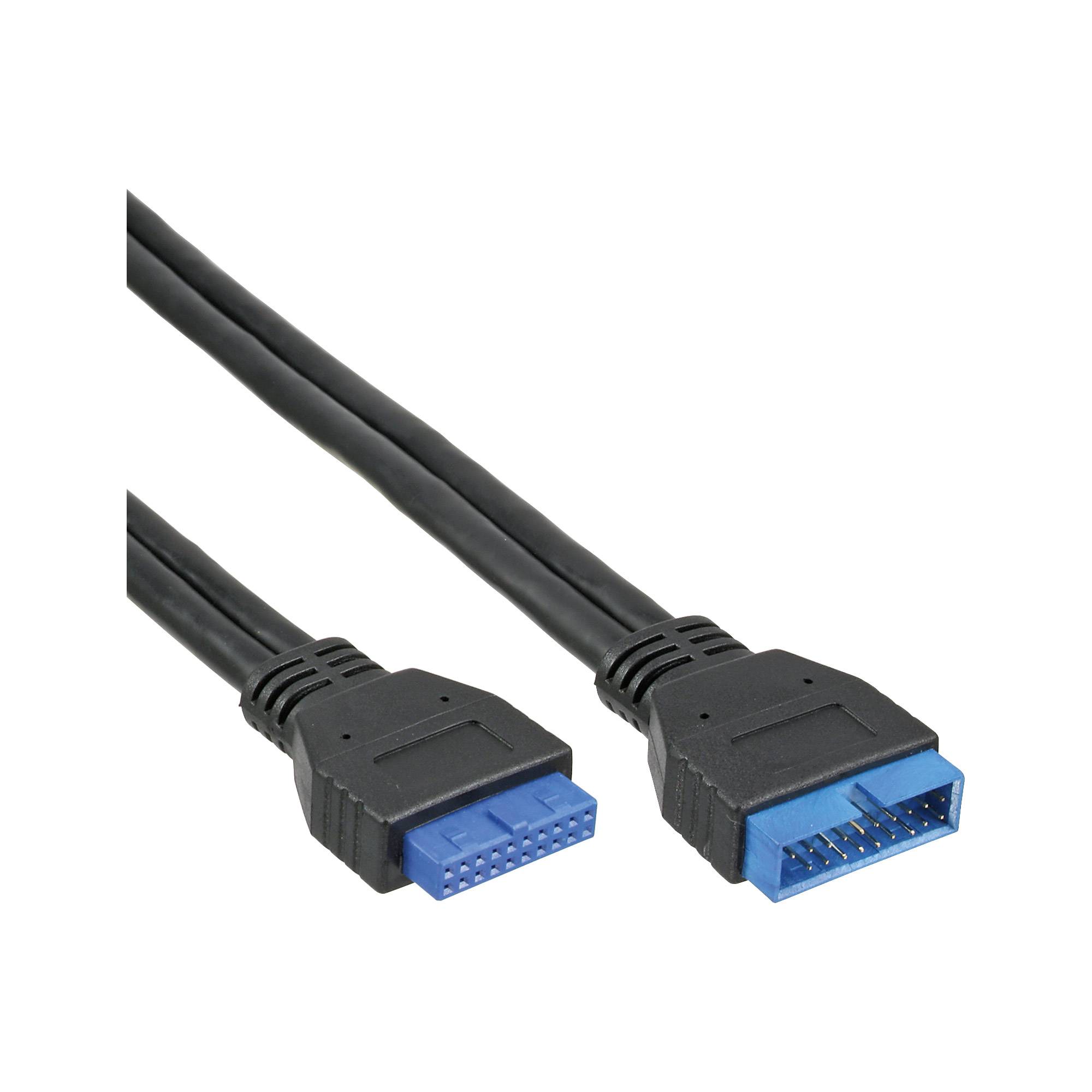 InLine - USB-Verlängerungskabel - 19-poliger USB 3.0 Kopf (M)