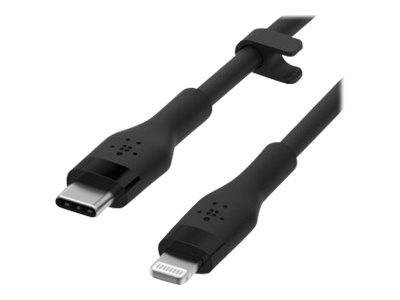 Belkin BOOST CHARGE - Lightning-Kabel - USB-C männlich bis Lightning männlich - 2 m - Schwarz - für Apple iPad/iPhone/iPod (Lightning)