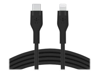 Belkin BOOST CHARGE - Lightning-Kabel - USB-C männlich bis Lightning männlich - 2 m - Schwarz - für Apple iPad/iPhone/iPod (Lightning)