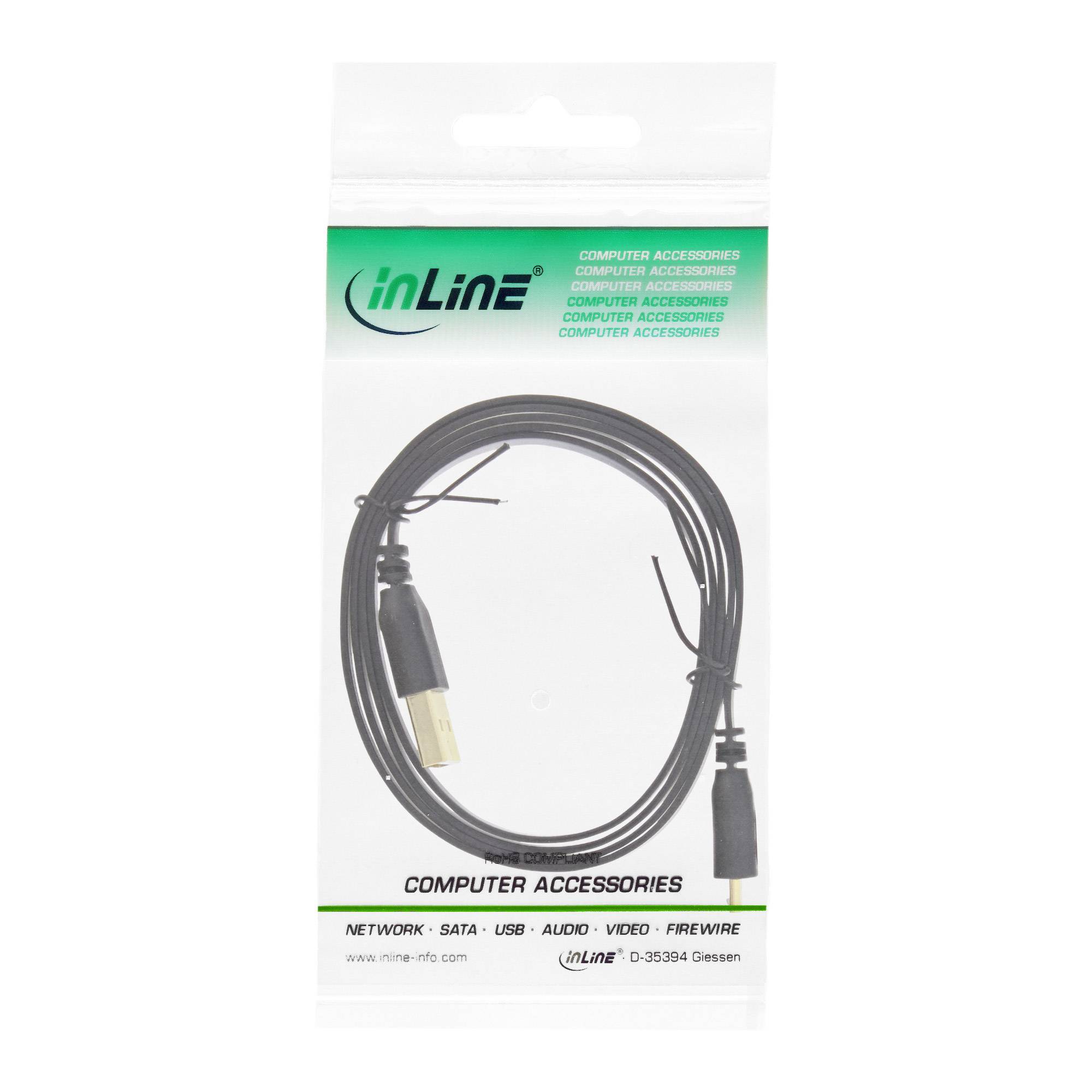 InLine - USB-Kabel - Micro-USB Typ B (S) bis USB (S)