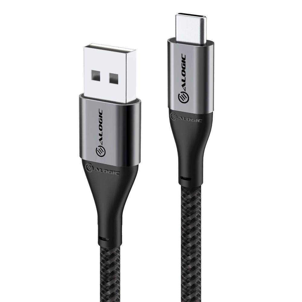 ALOGIC ULCA21.5-SGR, 1,5 m, USB A, USB C, USB 2.0, 480 Mbit/s, Grau