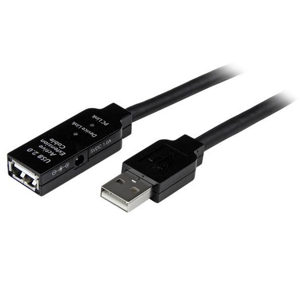 StarTech.com 35m aktives USB 2.0 Verlängerungskabel - Stecker/Buchse - USB 2.0 HighSpeed Kabel Verlängerung - USB-Verlän