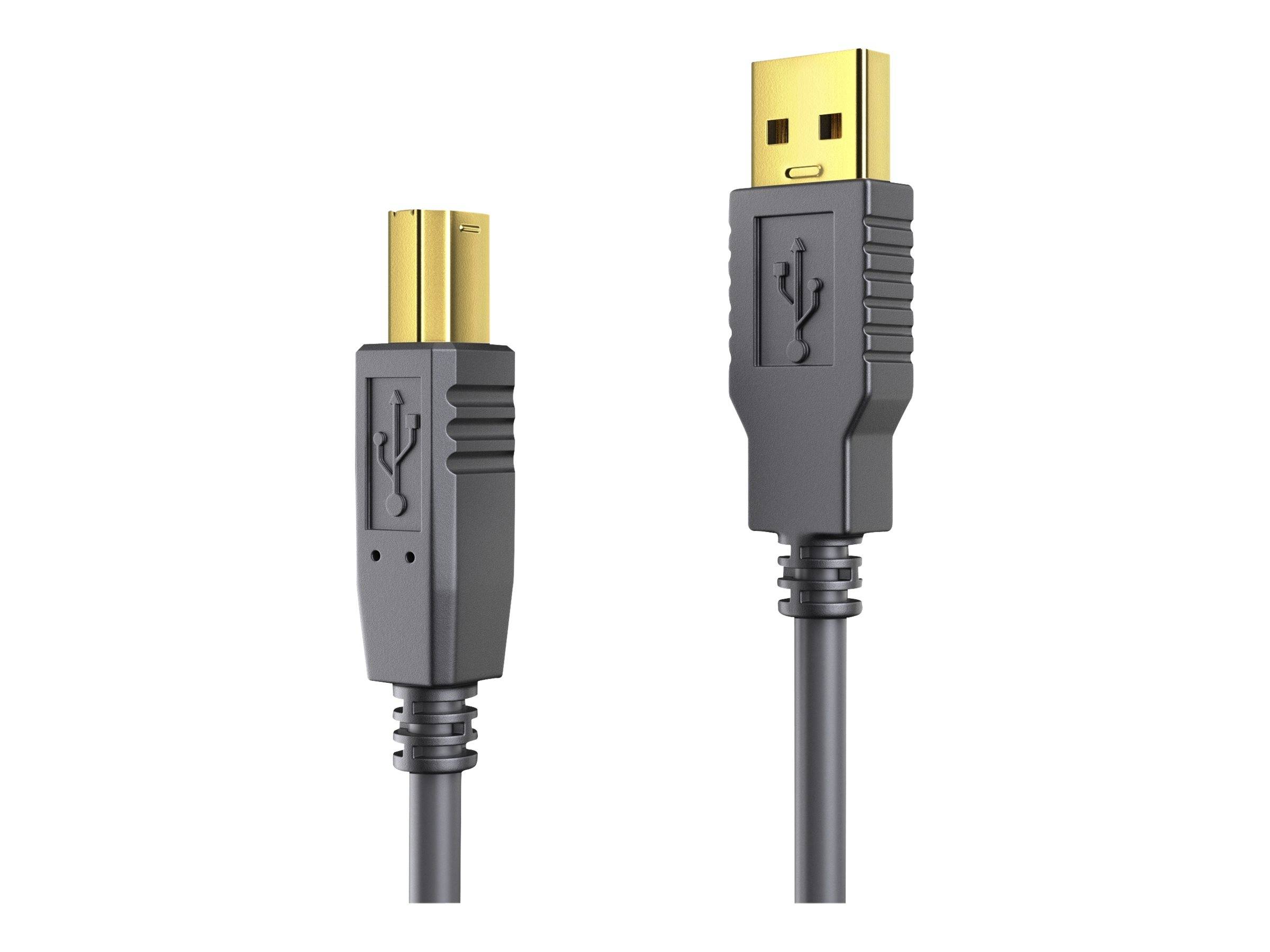 PureLink - USB-Kabel - USB (M) bis USB Typ B (M)