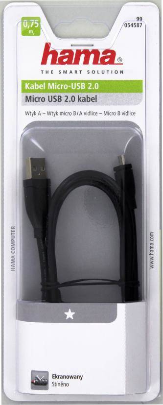 Hama Micro USB 2.0 Cable - USB-Kabel - USB (M)