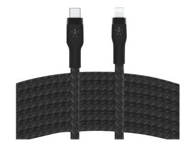 Belkin BOOST CHARGE - Lightning-Kabel - USB-C männlich bis Lightning männlich - 3 m - Schwarz - für Apple iPad/iPhone/iPod (Lightning)