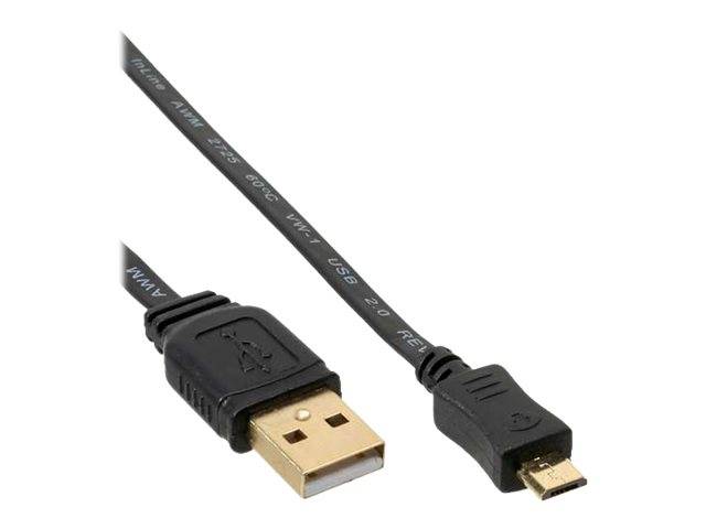 InLine - USB-Kabel - Micro-USB Typ B (M) bis USB (M)