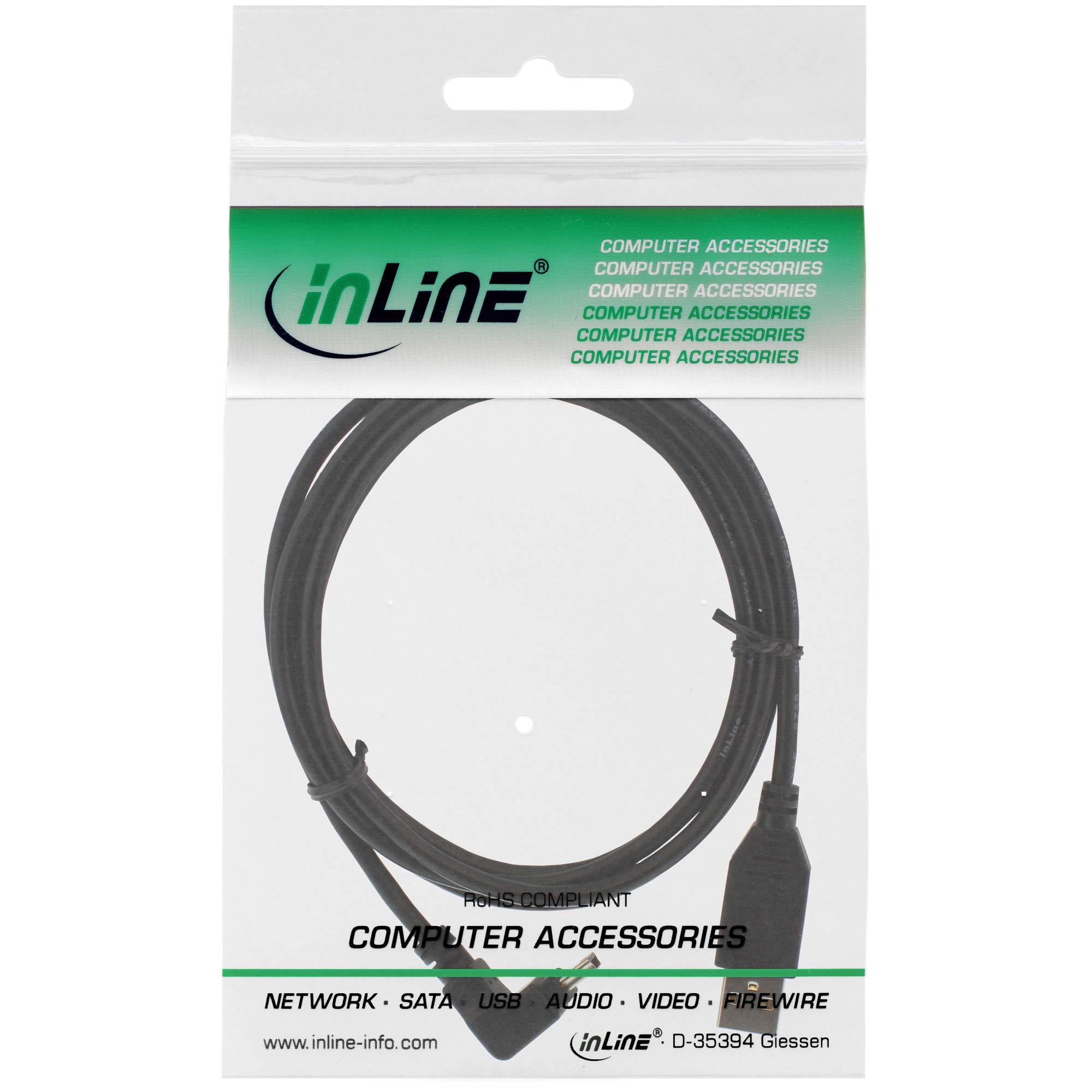 InLine - USB-Kabel - Mini-USB, Typ B (M) bis USB (M)