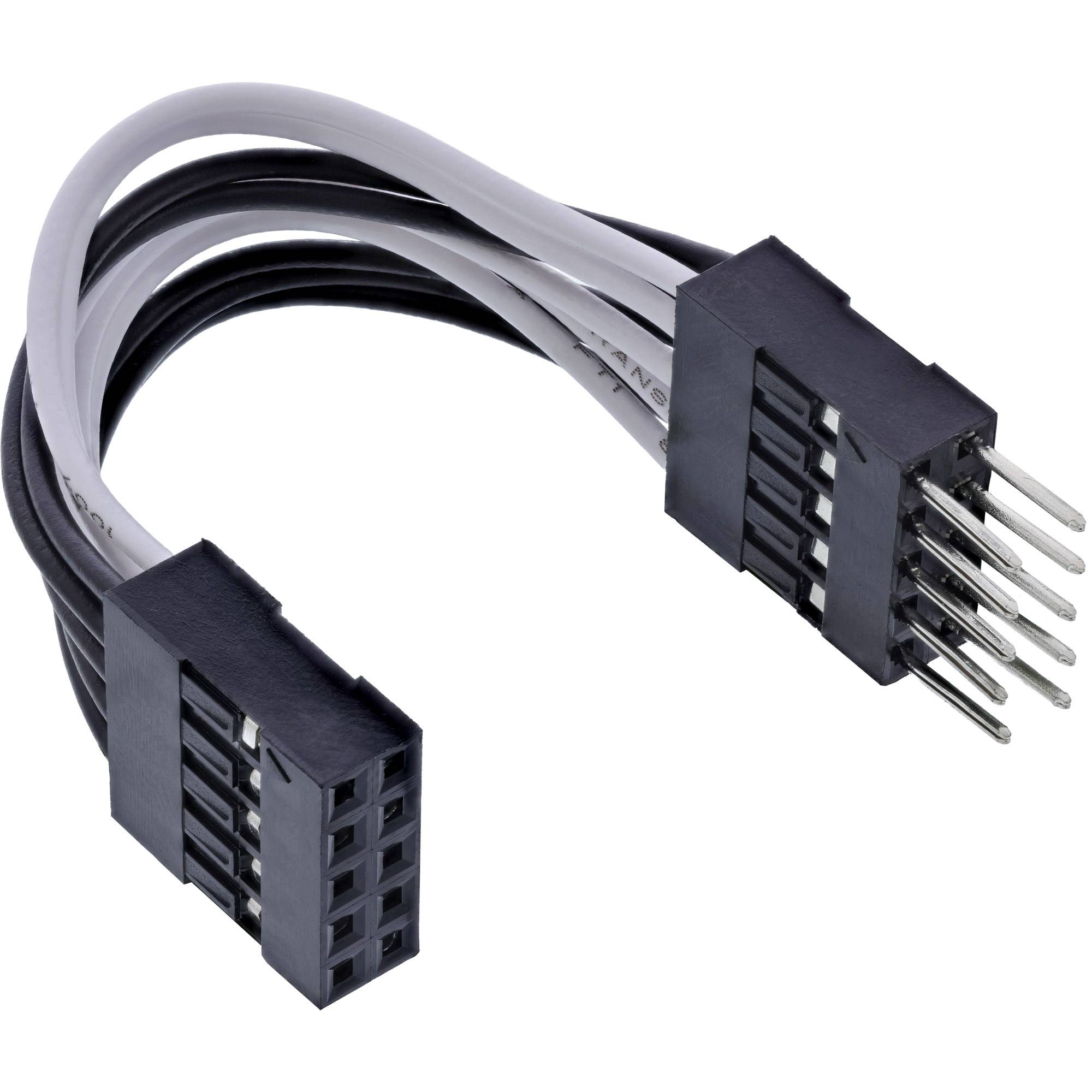 INLINE - USB 2.0 Verl. - intern - 2x 5pol Pfostenstecker auf Pfostenbuchse - 0,05m