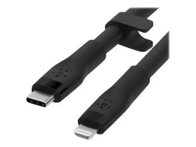 Belkin BOOST CHARGE - Lightning-Kabel - USB-C männlich bis Lightning männlich - 3 m - Schwarz - für Apple iPad/iPhone/iPod (Lightning)