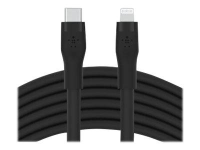 Belkin BOOST CHARGE - Lightning-Kabel - USB-C männlich bis Lightning männlich - 3 m - Schwarz - für Apple iPad/iPhone/iPod (Lightning)