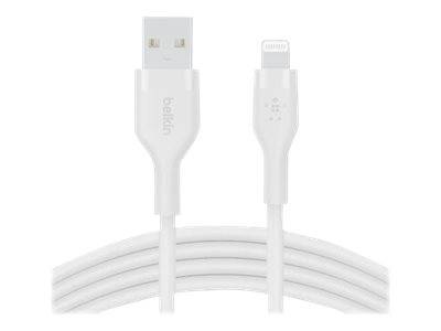 Belkin BOOST CHARGE - Lightning-Kabel - USB männlich bis Lightning männlich - 2 m - weiß - für Apple iPad/iPhone/iPod (Lightning)