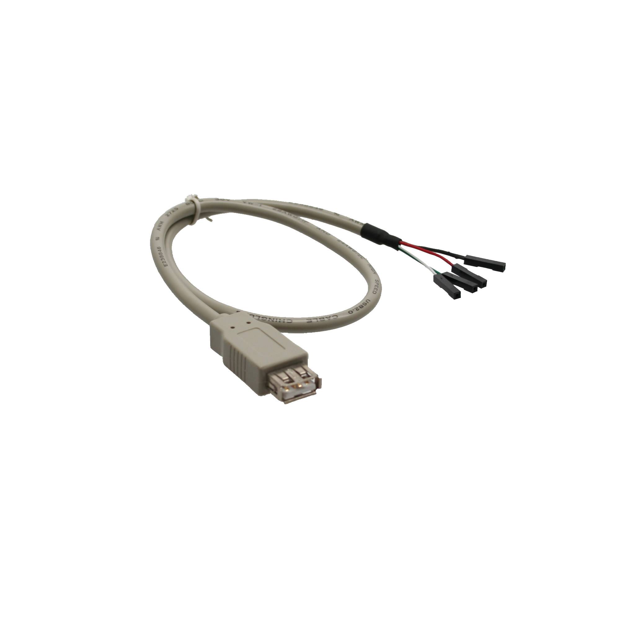 INLINE - USB 2.0 Adapterkabel - Buchse A auf Pfostenanschluss - 0,40m