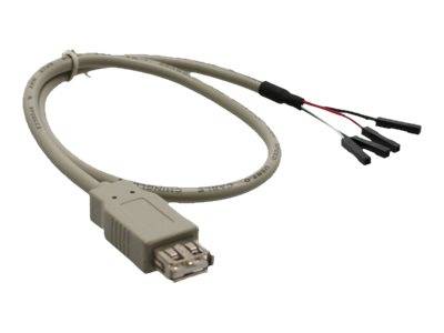 INLINE - USB 2.0 Adapterkabel - Buchse A auf Pfostenanschluss - 0,40m - bulk