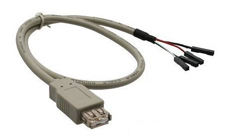 INLINE - USB 2.0 Adapterkabel - Buchse A auf Pfostenanschluss - 0,40m - bulk