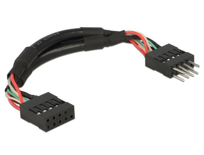 DeLOCK USB 2.0 Pin Header - Internes USB-Kabel - 10-poliger USB-Header (W)