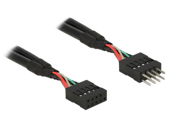 DeLOCK USB 2.0 Pin Header - Internes USB-Kabel - 10-poliger USB-Header (W)