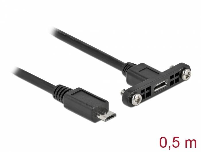Delock - USB-Verlängerungskabel - Micro-USB Typ B (W)