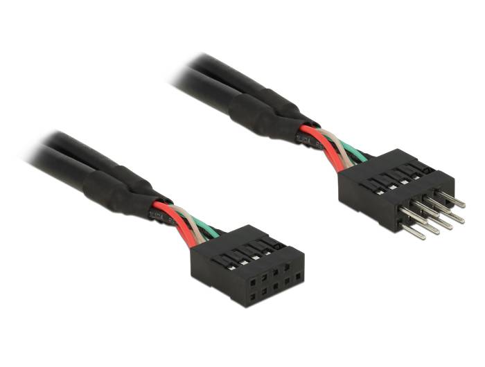DeLOCK USB 2.0 Pin Header - Internes USB-Kabel - 10-poliger USB-Header (W)