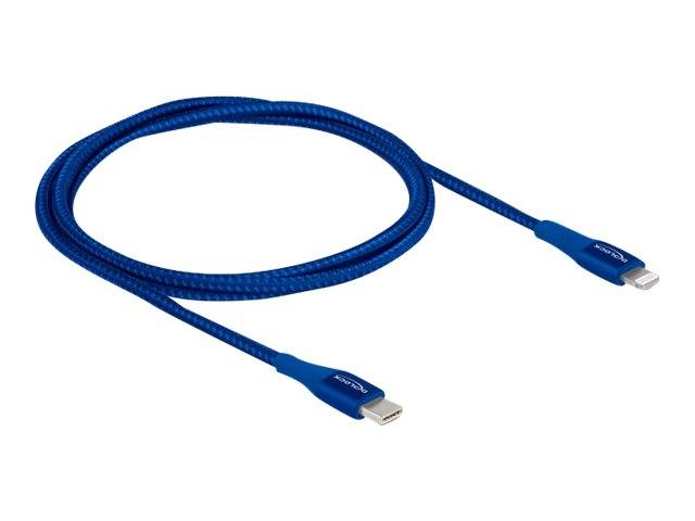 Delock Lightning-Kabel - 24 pin USB-C männlich zu Lightning männlich - 1 m - Bla