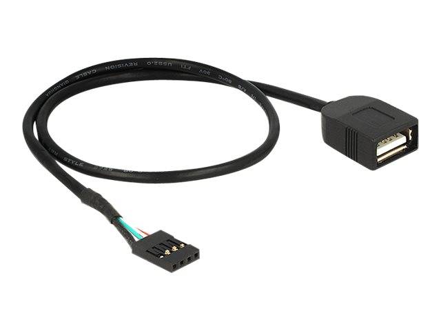 DeLOCK - Internes USB-Kabel - 4-Pin-USB 2.0-Header (W)