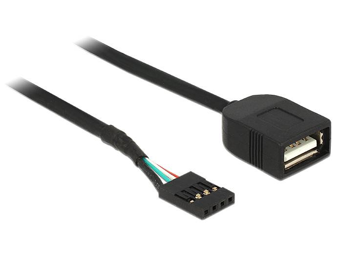 DeLOCK - Internes USB-Kabel - 4-Pin-USB 2.0-Header (W)