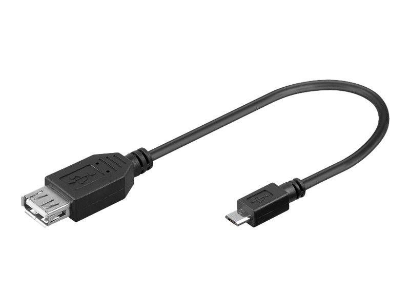 goobay - USB-Adapter - Micro-USB Typ B (M) bis USB (W)
