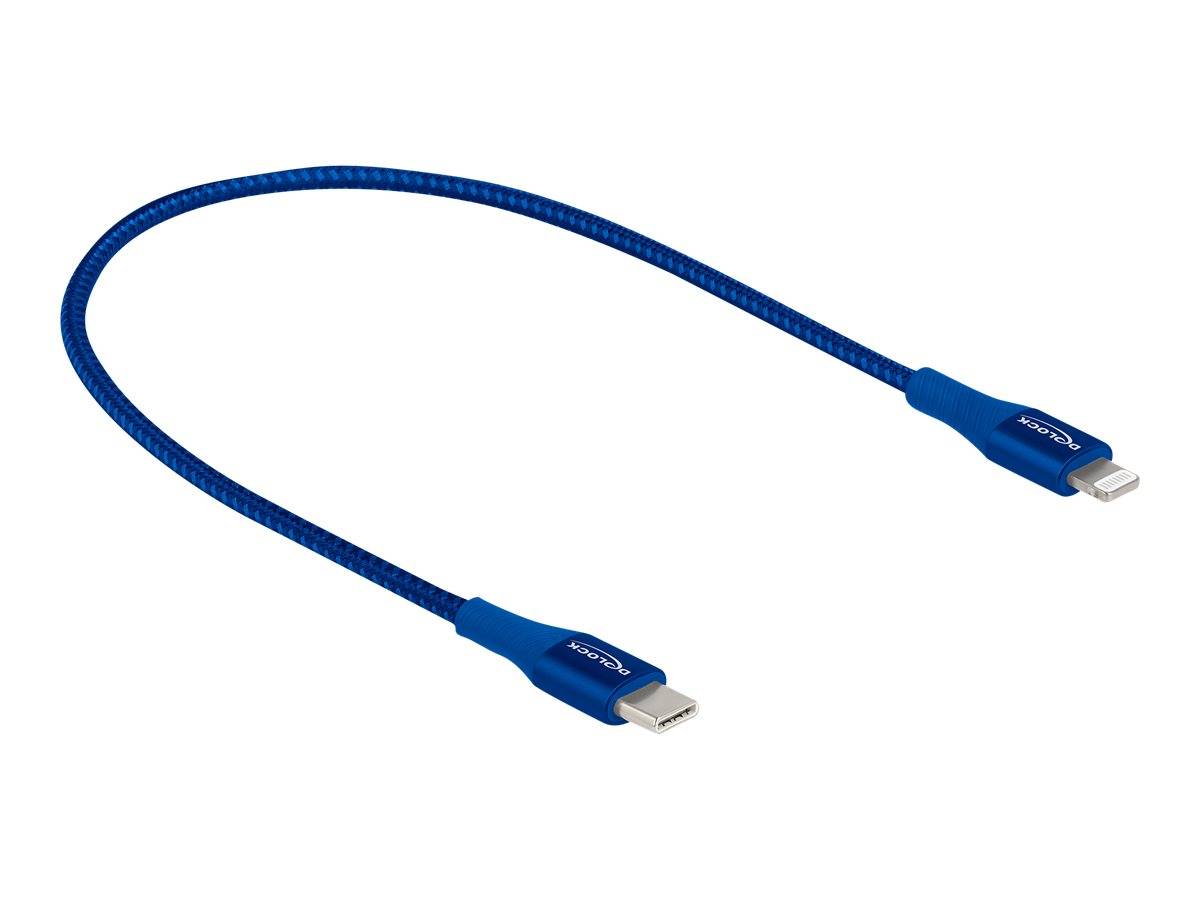 Delock Lightning-Kabel - 24 pin USB-C männlich zu Lightning männlich - 50 cm - B