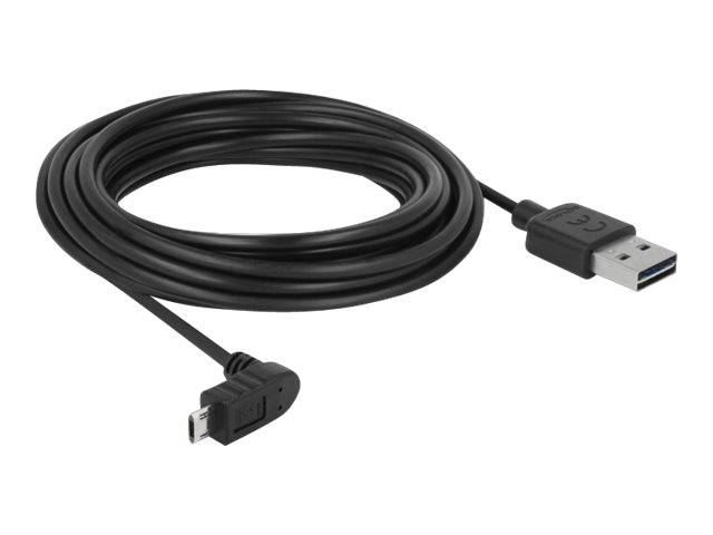Delock Easy - USB-Kabel - USB (M) umkehrbar bis Micro-USB Typ B (M)