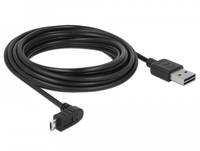 Delock Easy - USB-Kabel - USB (M) umkehrbar bis Micro-USB Typ B (M)