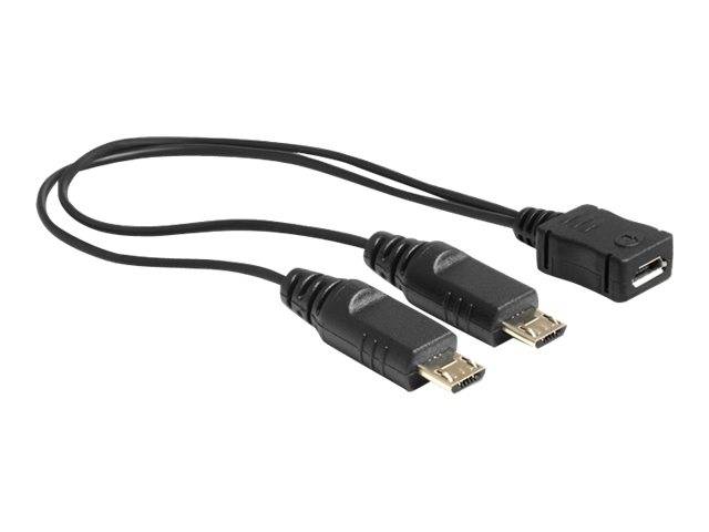 Delock - USB-Kabel - Micro-USB Typ B (M) bis Micro-USB Typ B (W)