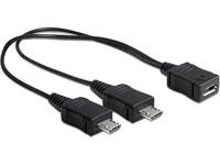 Delock - USB-Kabel - Micro-USB Typ B (M) bis Micro-USB Typ B (W)