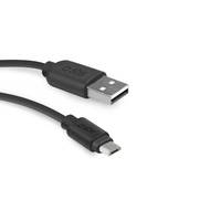 SBS TECABLEMICRO2K, 2 m, USB A, Micro-USB B, USB 2.0, Schwarz
